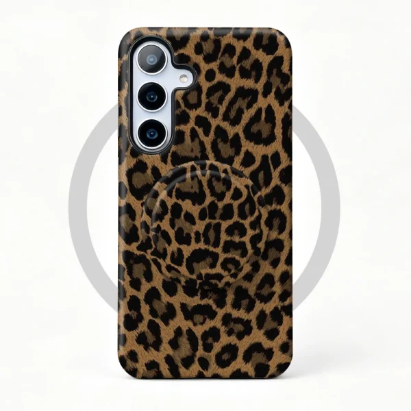 Funda Galaxy A17 Wild Leo MagSafe con soporte de agarre