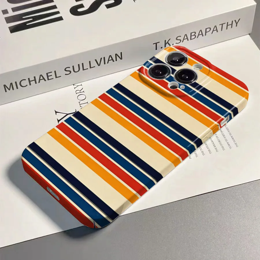 Coque iPhone 11 Retro Stripe - image 4