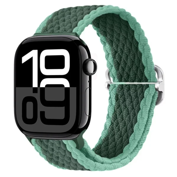 Braided Solo Loop for Apple Watch 38mm 40mm 41mm Braid - Green