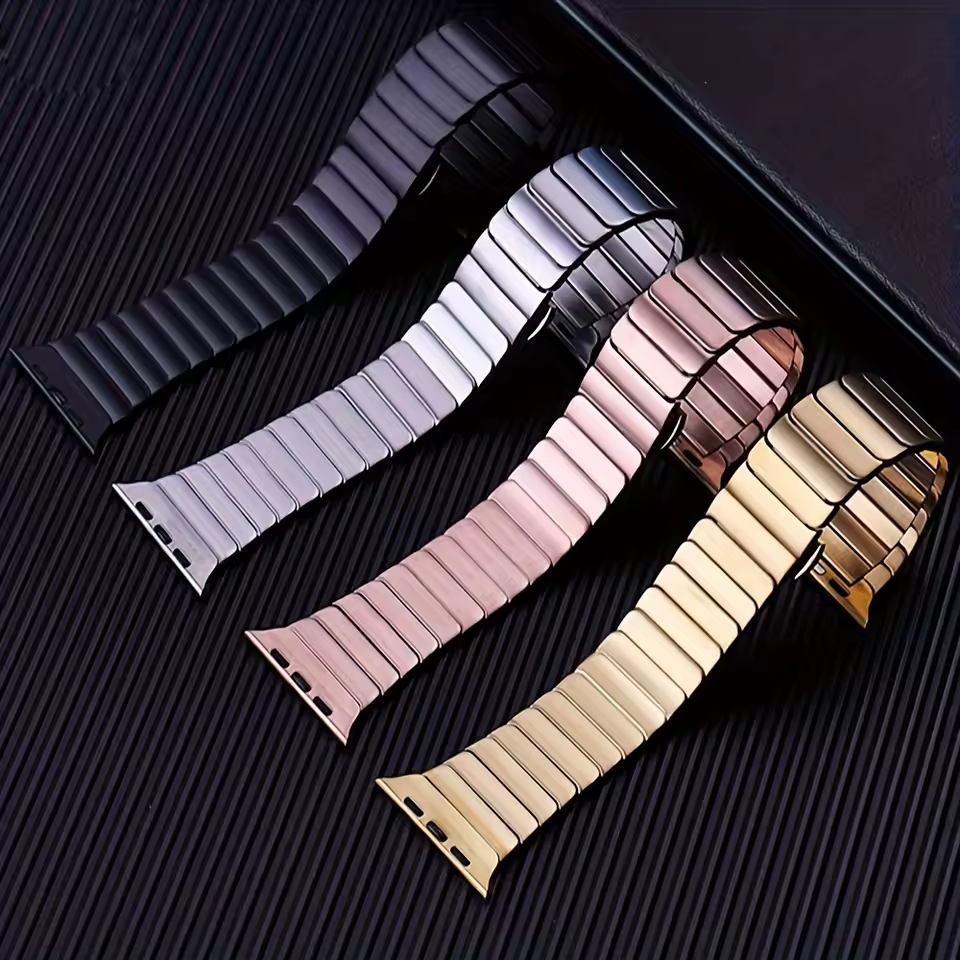 Stainless Steel Band for Apple Watch Ultra Series 4/3/2/1 49mm - Rose Gold - image 2