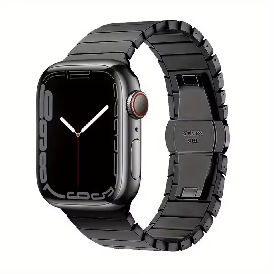 Stainless Steel Band for Apple Watch Series 12/11/10 46mm - Black