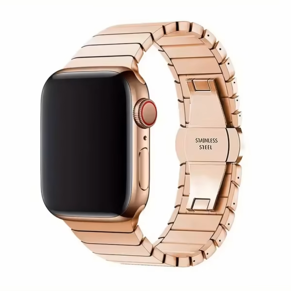 Stainless Steel Band for Apple Watch Ultra Series 4/3/2/1 49mm - Rose Gold
