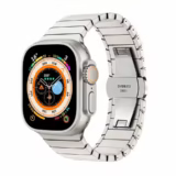 Řemínek z nerezové oceli pro Apple Watch 38mm 40mm 41mm - Hvězdně bílá