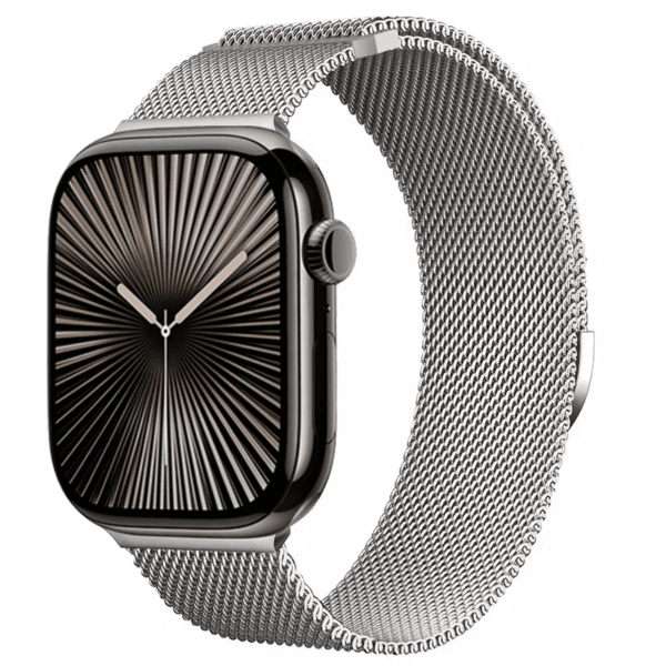 Milánský tah pro Apple Watch Series 12/11/10 42mm - Stříbrná