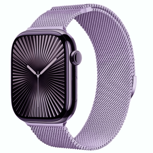 Milanaise Armband für Apple Watch Ultra Series 4/3/2/1 49mm - Lavendellila