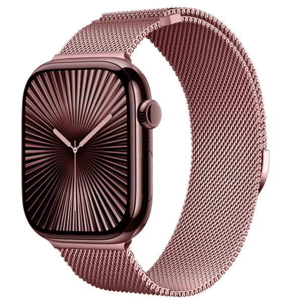 Bracelet milanais pour Apple Watch Ultra Series 4/3/2/1 49mm - Rose