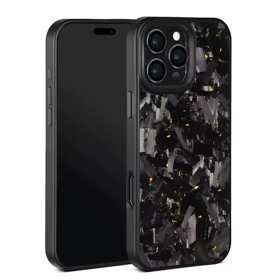 iPhone 12 Carbon Fibre Case CarbonEdge MagSafe 2026 Edition - Gold