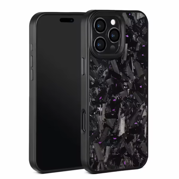 Coque carbone iPhone 16 Pro Max CarbonEdge MagSafe 2026 Edition - Violet