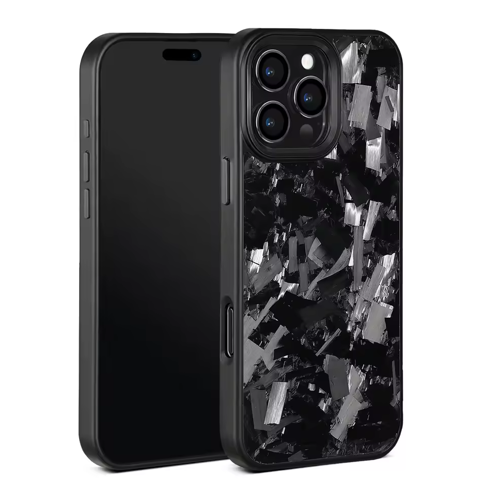 iPhone 12 Carbon Fibre Case CarbonEdge MagSafe 2026 Edition - Black