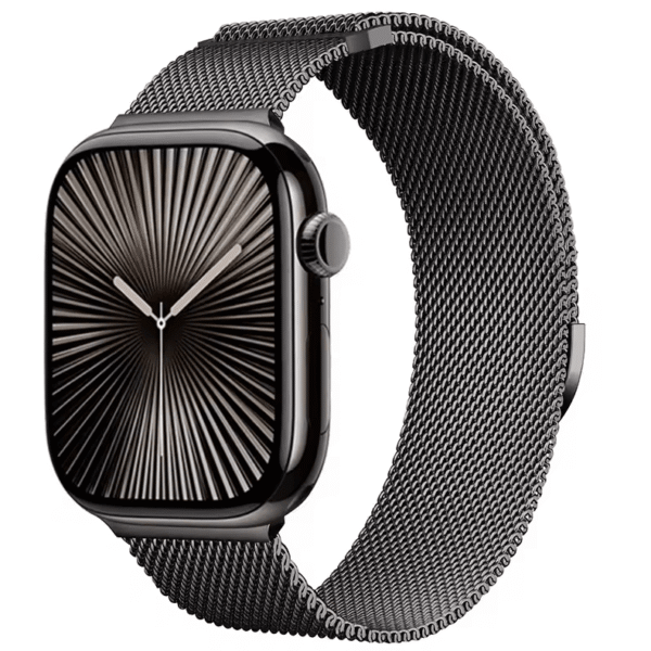 Milanese Loop Band for Apple Watch Series 12/11/10 42mm - Graphite Ash