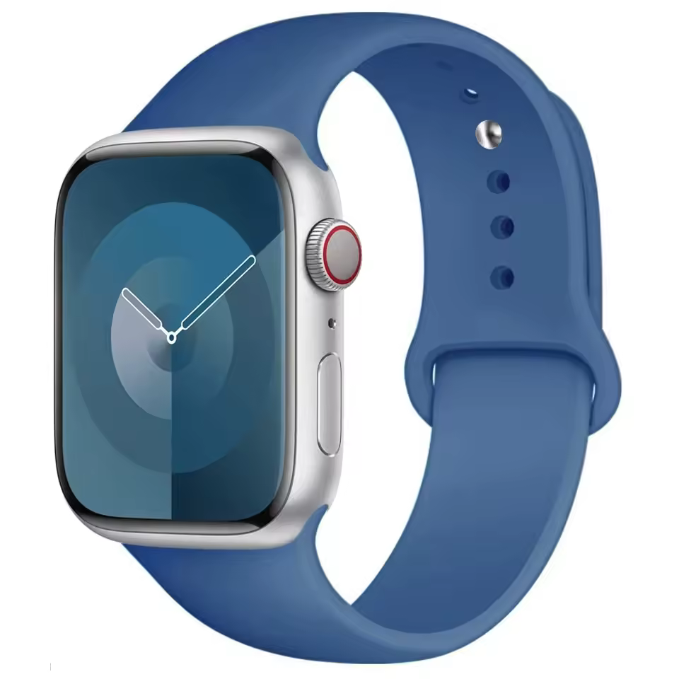 Silicone Sport Band for Apple Watch Ultra Series 4/3/2/1 49mm - Denim Blue