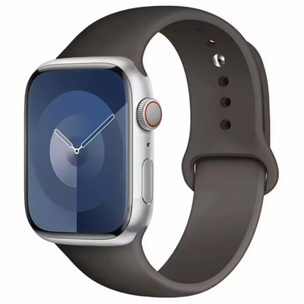 Bracelet sport en silicone pour Apple Watch Series 12/11/10 46mm - Cassis