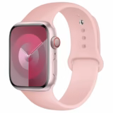 Silikonový sportovní řemínek pro Apple Watch 38mm 40mm 41mm - Vintage růžová
