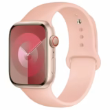 Silikonový sportovní řemínek pro Apple Watch 38mm 40mm 41mm - Růžový písek