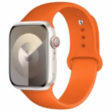 Silikonový sportovní řemínek pro Apple Watch 38mm 40mm 41mm - Meruňková