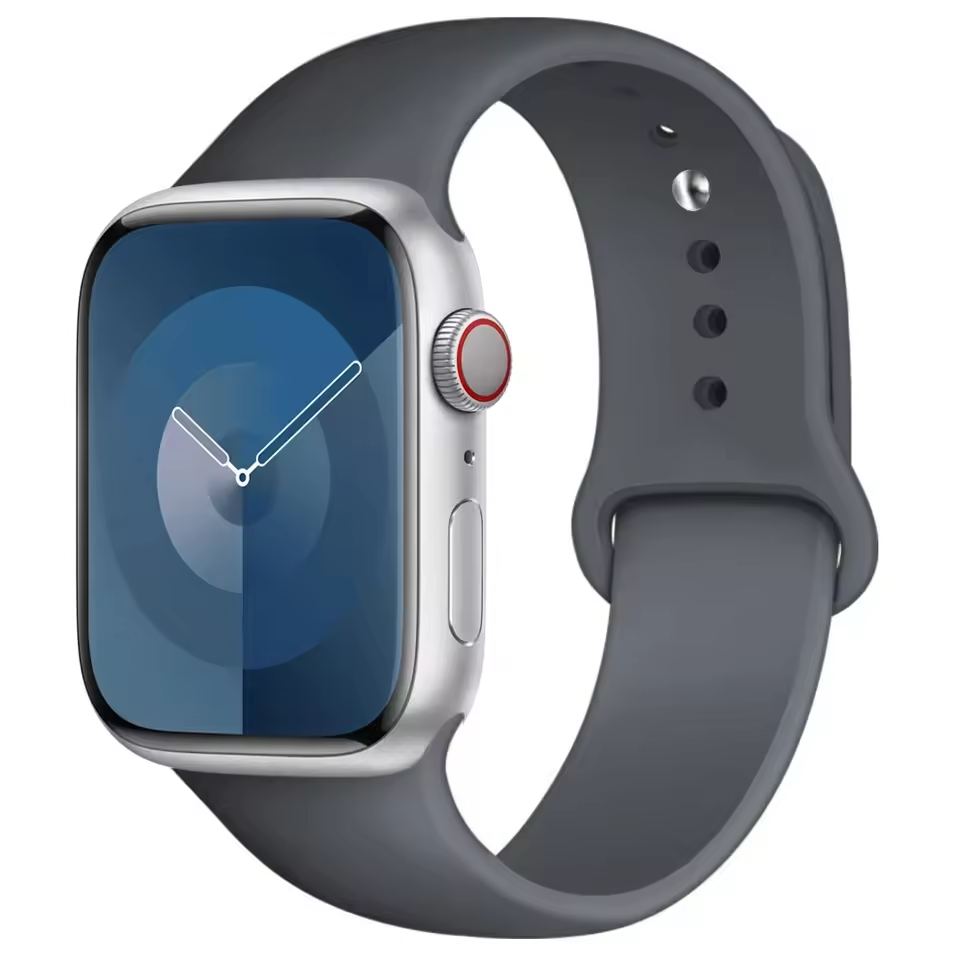 Correa deportiva de silicona para Apple Watch Series 12/11/10 46mm - Gris
