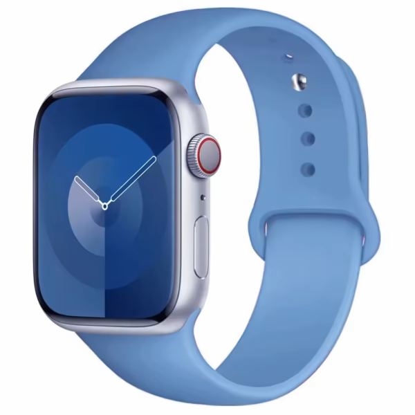 Silicone Sport Band for Apple Watch Ultra Series 4/3/2/1 49mm - Misty Blue