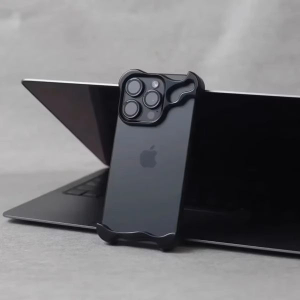 iPhone 18 Pro Aluminium Bumper Case PulseEdge 2026 Edition - Black