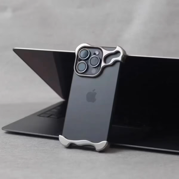 iPhone 18 Pro Max Aluminium Bumper Case PulseEdge 2026 Edition - Grey