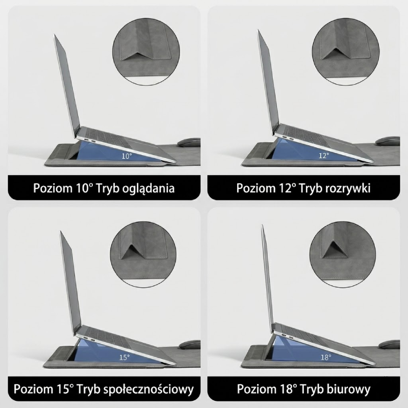 Housse ApexShield pour MacBook 13,3, 13,6 et 14 pouces - Gris profond - image 3